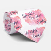 Live-Laugh-Liebe oder Sparkle Snicker Snog Krawatte (Gerollt)