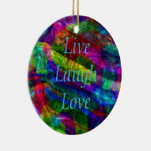 Live-Laugh Liebe Ornament (Rechts)