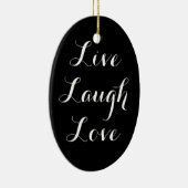 Live-Laugh Liebe Ornament (Rechts)