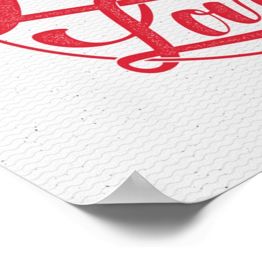 Live-Laugh-Liebe Poster (Ecke)