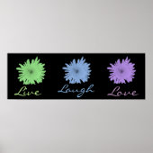 Live-Laugh-Liebe Poster (Vorne)