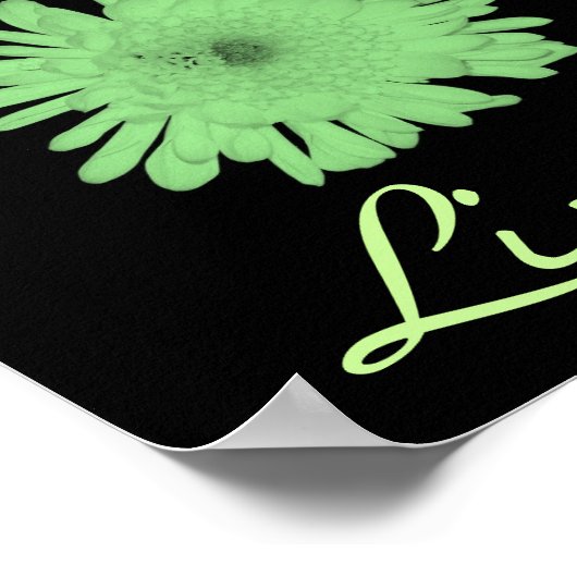 Live-Laugh-Liebe Poster (Ecke)