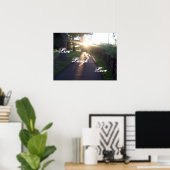 Live-Laugh-Liebe Poster (Heimbüro)