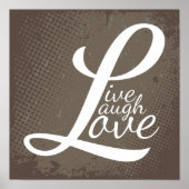 LIVE LAUGH LIEBE POSTER (Vorne)