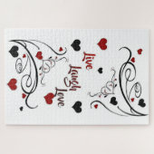 Live-Laugh-Liebe Puzzle (Horizontal)