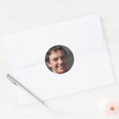 Live-Laugh-Liebe Runder Aufkleber (Umschlag)