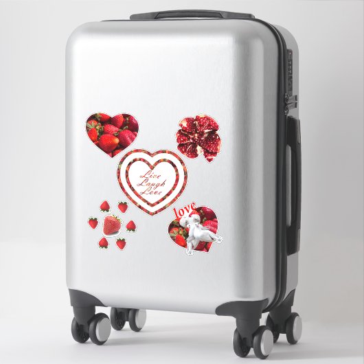 Live-Laugh-Liebe-Set Aufkleber (Koffer)