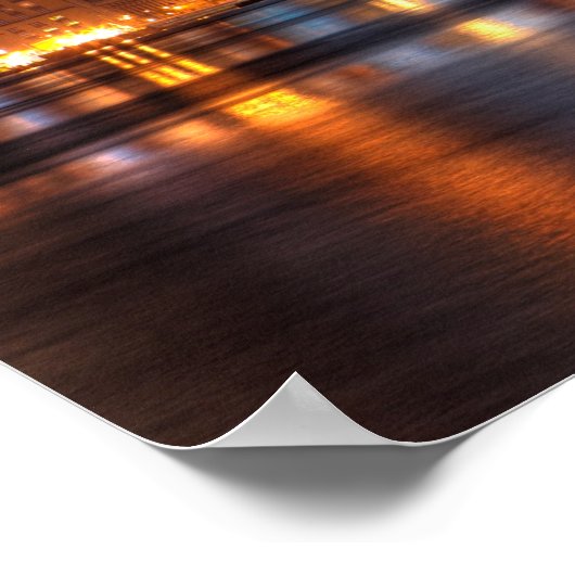 Live-Laugh-Liebe Skyline Poster (Ecke)