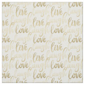 Live-Laugh-Liebe Stoff (Muster)