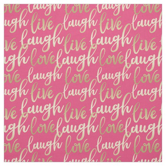 Live-Laugh-Liebe Stoff (Muster)