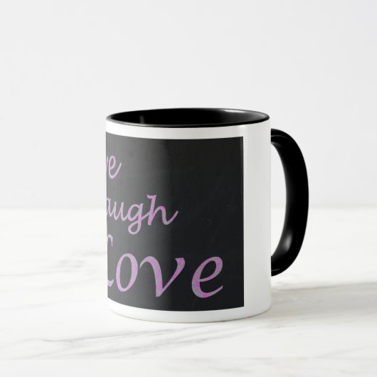 Live-Laugh-Liebe Tasse (VorderseiteRechts)