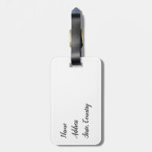 Live-Laugh-Liebe und italienischer Greyhound-Gepäc Gepäckanhänger (Rückseite vertikal)