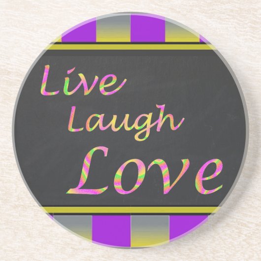 Live Laugh Liebe Untersetzer (Vorne)