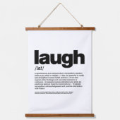 Live-Laugh-Liebe Wandteppich Mit Holzrahmen (Vorderseite 3)