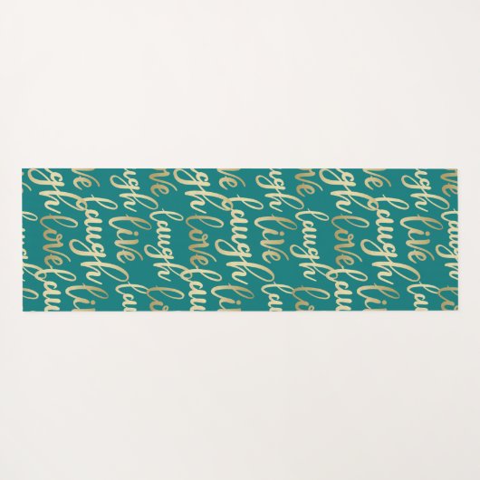 Live-Laugh-Liebe Yogamatte (Rückseite (Horizontal))