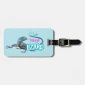 Live Laugh Lizard Gepäckanhänger (Vorderseite horizontal)