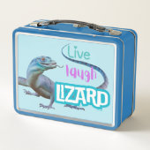 Live Laugh Lizard Metall Brotdose (Rückseite)
