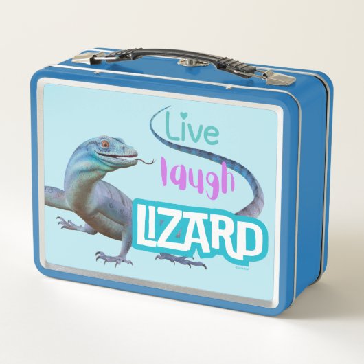 Live Laugh Lizard Metall Brotdose (Rückseite)