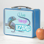 Live Laugh Lizard Metall Brotdose (Beispiel)