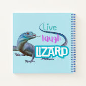 Live Laugh Lizard Notizblock (Rückseite)