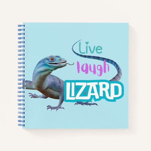 Live Laugh Lizard Notizblock (Vorderseite)