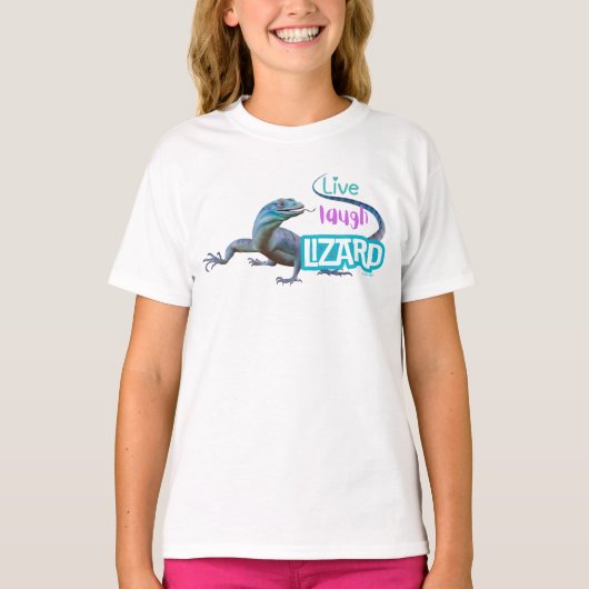 Live Laugh Lizard T-Shirt (Vorderseite)