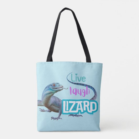 Live Laugh Lizard Tasche (Rückseite)