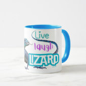 Live Laugh Lizard Tasse (VorderseiteRechts)