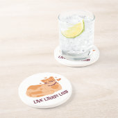 Live Laugh Loaf Cat Coasters Getränkeuntersetzer (Seite)