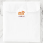 Live-Laugh Loaf Cat Sticker (Tasche)
