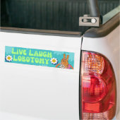Live Laugh Lobotomy Funny Meme Autoaufkleber (Auf Lkw)