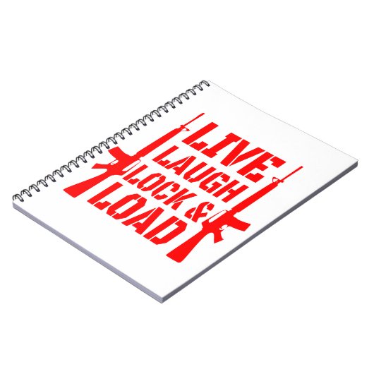 Live-Laugh-Lock & Load #USAPatriotGraphics © Notizblock (Linke Seite)