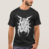 Live Laugh Love Death Metal Style T-Shirt (Vorderseite)