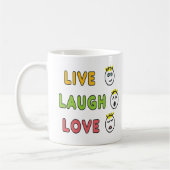 Live Laugh Love Kaffeetasse (Links)
