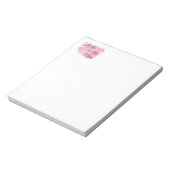 Live Laugh Love or Sparkle Snicker Snog Notizblock (Rotiert)