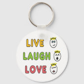 Live Laugh Love Schlüsselanhänger (Rückseite)