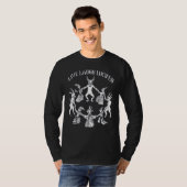 LIVE LAUGH LUCIFER Horror Satan Satanic Demonc Dev T-Shirt (Vorne ganz)