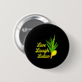 Live Laugh Lulav Etrog Happy Sukkot Jewish Sukkah  Button (Vorne & Hinten)