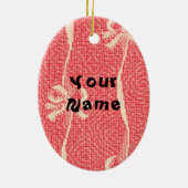 Live Laugh Play Canasta Keramik Ornament (Hinten)