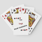 Live Laugh Play Canasta Spielkarten (Rückseite)
