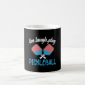 Live Laugh Play Pickleball Kaffeetasse (Mittel)