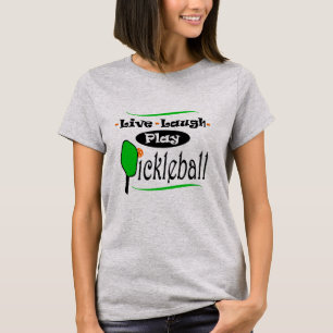 Live Laugh Play Pickleball Pickleball Spieler Gif T-Shirt