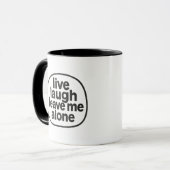 Live Laugh Tasse (Vorderseite Links)
