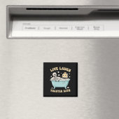 Live Laugh Toaster The Funny Skeleton Meme Dark Hu Magnet (In Situ (Geschirrspüler))