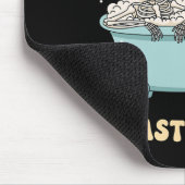 Live Laugh Toaster The Funny Skeleton Meme Dark Hu Mousepad (Ecke)