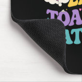 Live Laugh Toaster The Funny Skeleton Meme Dark Hu Mousepad (Ecke)