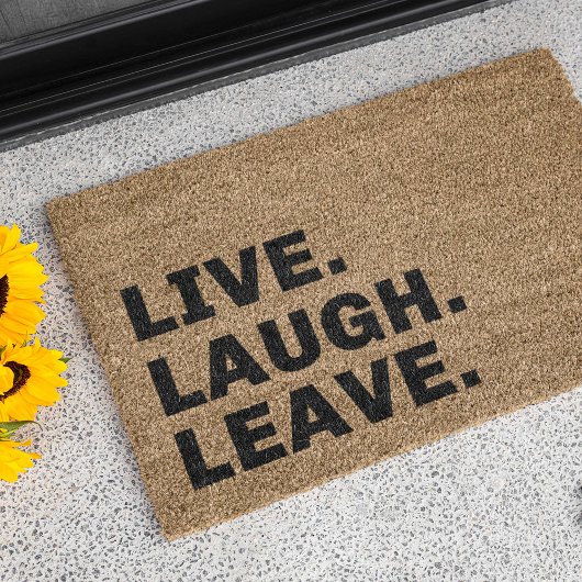 Live-Laugh-Verlass Fußmatte