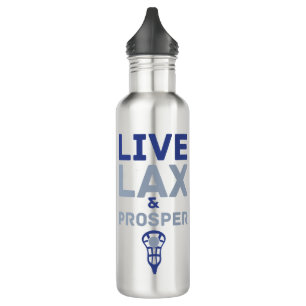 Live LAX und Prosper Lacrosse Edelstahlflasche