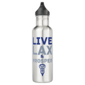 Live LAX und Prosper Lacrosse Edelstahlflasche (Rechts)