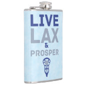 Live LAX und Prosper Lacrosse Flask Flachmann (Rechts)